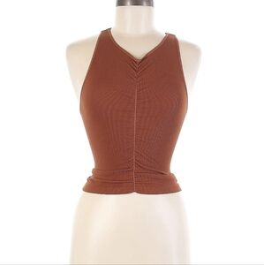 Intimately By Free People Cinnamon Ribbed Tank Sz M/L